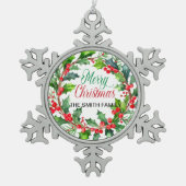 Snowflake Framed Ornament (Voorkant)