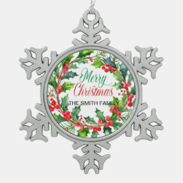 Snowflake Framed Ornament