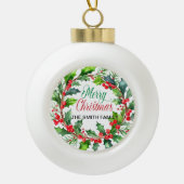 Snowflake Framed Ornament (Voorkant)