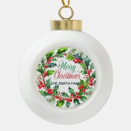 Snowflake Framed Ornament