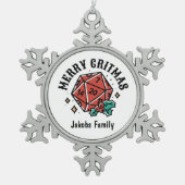 Snowflake Framed Ornament (Voorkant)