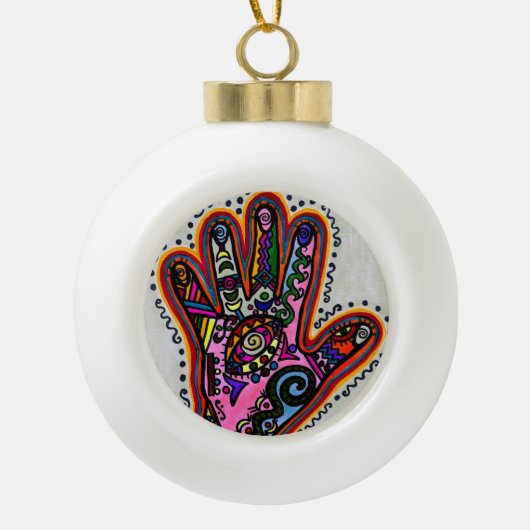 Snowflake Framed Ornament (Voorkant)