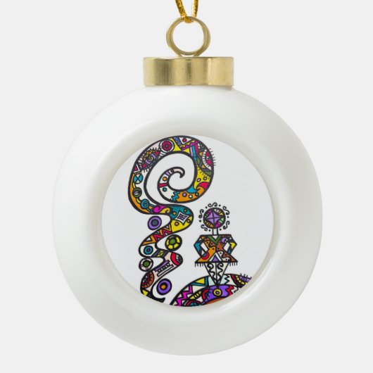 Snowflake Framed Ornament (Voorkant)