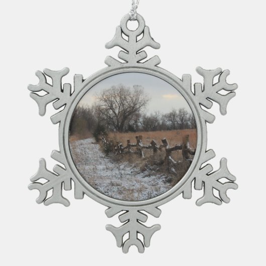 Snowflake Framed Ornament (Voorkant)