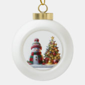 Snowflake Framed Ornament (Voorkant)