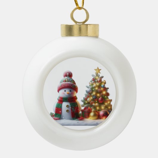 Snowflake Framed Ornament (Voorkant)