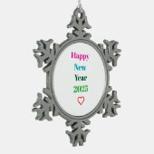 Snowflake Framed Ornament (Links)