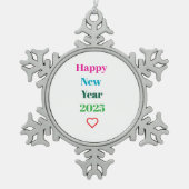 Snowflake Framed Ornament (Voorkant)