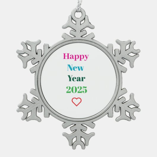 Snowflake Framed Ornament (Voorkant)
