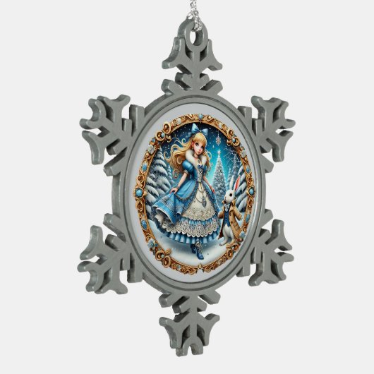 Snowflake Framed Ornament (Links)