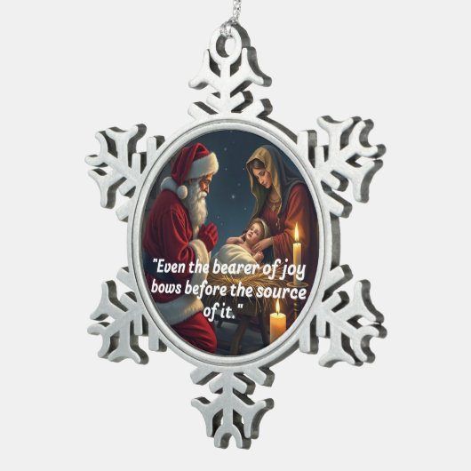 Snowflake Framed Ornament (Rechts)