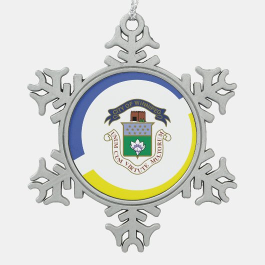 Snowflake Framed Ornament (Voorkant)