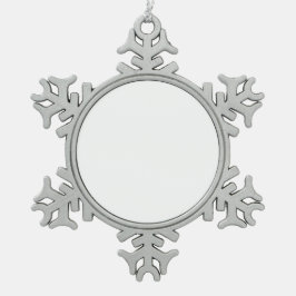 Snowflake Framed Ornament for Holiday Decorations