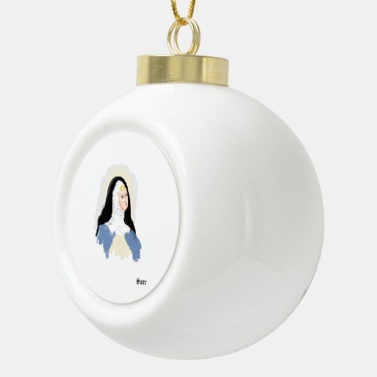 Snowflake Framed Ornament : Saint Beatrice van Rom (Rechts)