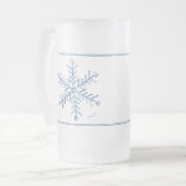 Snowflake Frosted Mok (Voorkant links)