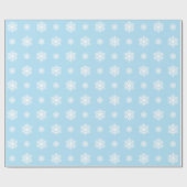 Snowflake, gevarieerd lichtblauw omslagpapier cadeaupapier (Vlak)