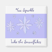 Snowflake Gezegden Magneet (Voorkant)