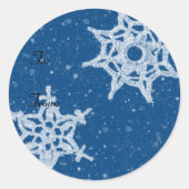 Snowflake Gift Label (Voorkant)