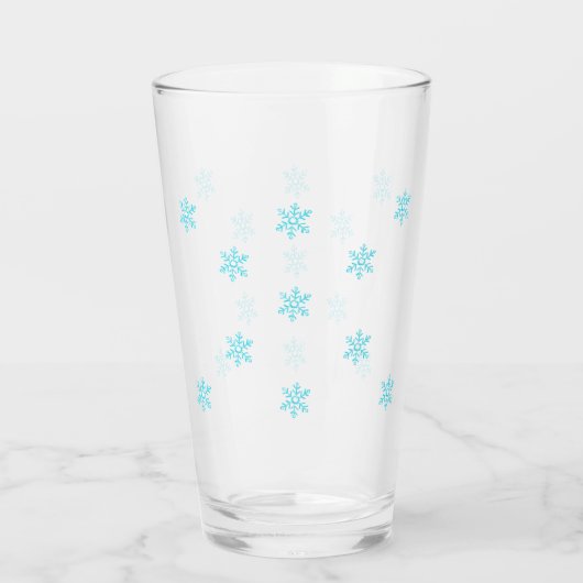 Snowflake Glass Tumbler (Achterkant)