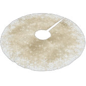 Snowflake Glitter en Shine Gold ID671 Kerstboom Rok (Gekanteld)