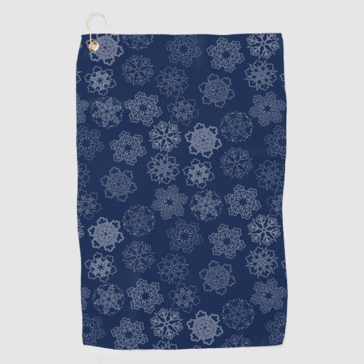Snowflake Golfhanddoek (Voorkant)
