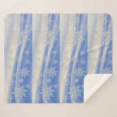 Snowflake goot deken. sherpa deken (Voorkant (horizontaal))