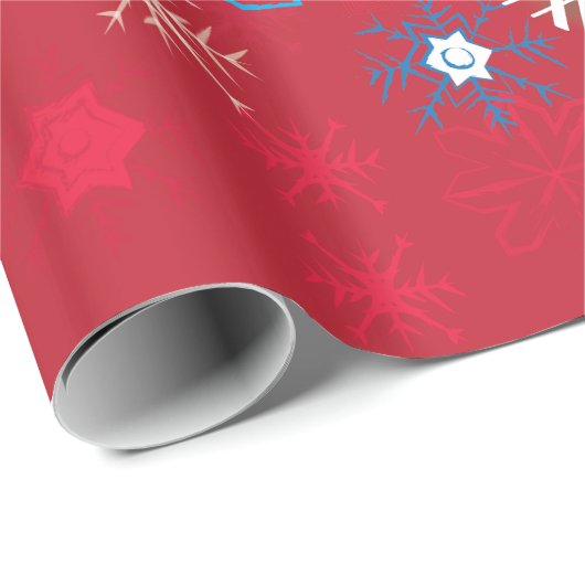 Snowflake Greetings I Cadeaupapier (Rol Hoek)