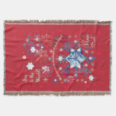 Snowflake Greetings I Deken (Voorkant)