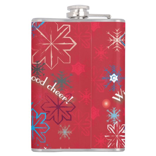 Snowflake Greetings I Heupfles (Achterkant)