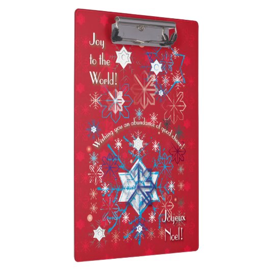 Snowflake Greetings I Klembord (Rechts)
