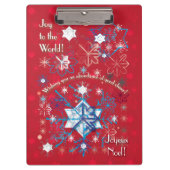 Snowflake Greetings I Klembord (Voorkant)