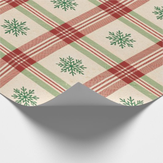 Snowflake Grid  Cadeaupapier (Hoek)