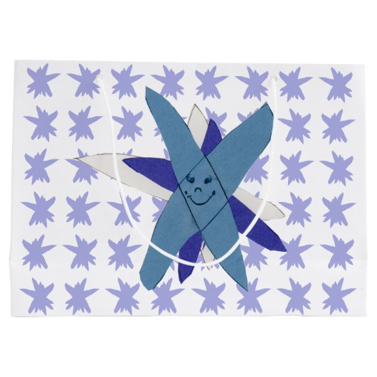 Snowflake Groot Cadeauzakje (Achterkant)