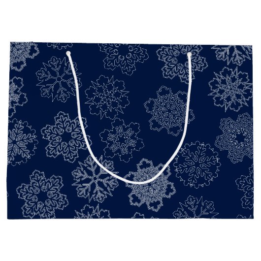 Snowflake Groot Cadeauzakje (Achterkant)