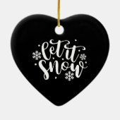 Snowflake Heart Ornament (Achterkant)