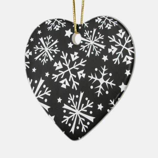 Snowflake Heart Ornament (Links)