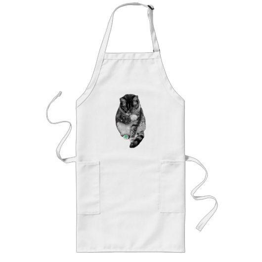 Snowflake Hearth Apron Lang Schort (Voorkant)