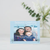Snowflake Holiday Briefkaart (Staand voorkant)
