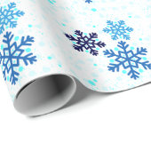 Snowflake Holiday Cadeaupapier (Rol Hoek)