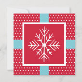 Snowflake Holiday Cards Feestdagenkaart (Voorkant)