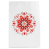 Snowflake Holiday Gift Bag Medium Cadeauzakje (Voorkant)