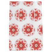 Snowflake Holiday Gift Bag Medium Cadeauzakje (Achterkant)