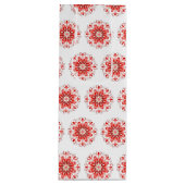 Snowflake Holiday Gift Bag Wijn Cadeautas (Voorkant)