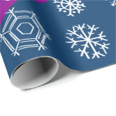 Snowflake Holiday Gift Wrap met Regenboog Cadeaupapier (Rol Hoek)