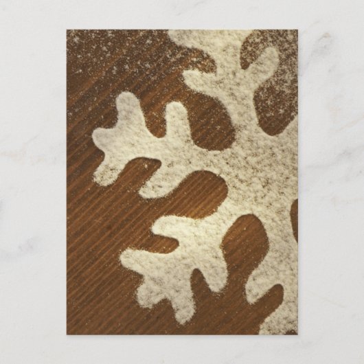 Snowflake Holiday Greeting Cards and Stickers Feestdagenkaart (Voorkant)