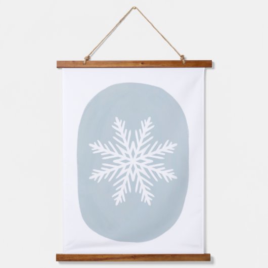Snowflake Holiday Home Decor Hangend Wandkleed (Voorkant)