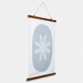 Snowflake Holiday Home Decor Hangend Wandkleed (Gebogen)