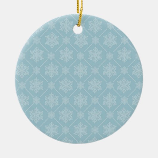 Snowflake Holiday Ornament (Voorkant)