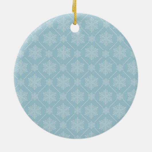 Snowflake Holiday Ornament (Achterkant)
