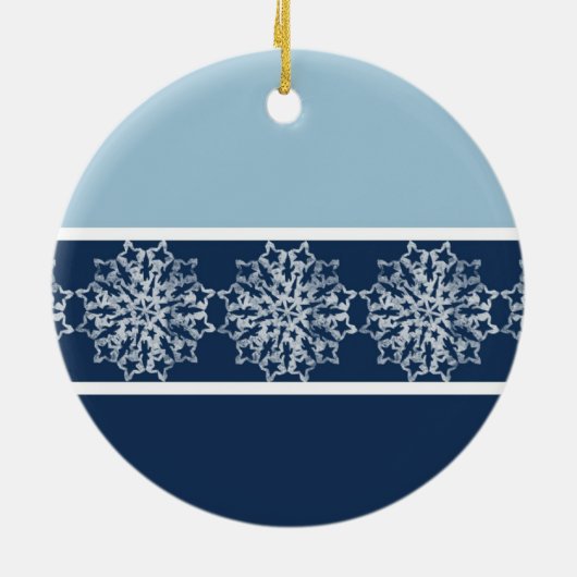 Snowflake Holiday Ornament (Achterkant)